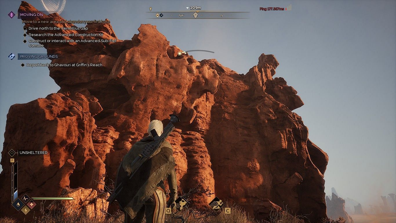 The freebie is on this cliff (Image via Funcom)